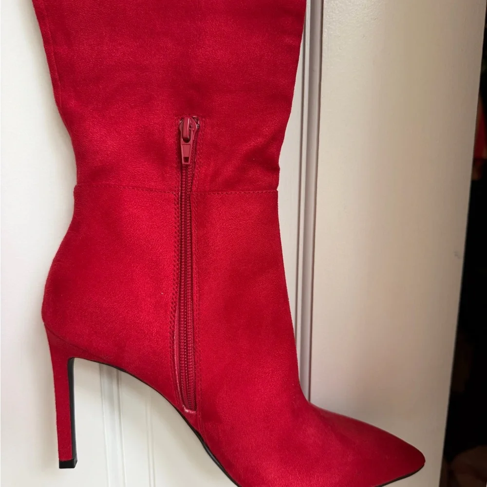 OPEN EDIT Nordstrom Barbara Knee High Pointed Heeled Boot Size 8.5M